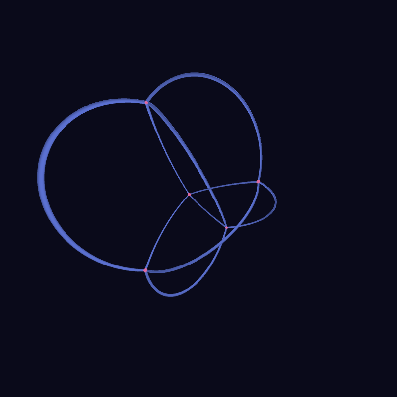 Pentachoron 5-cell - simplest regular 4D polytope with 5 tetrahedral cells